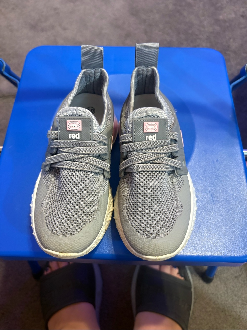 Ecko red Kids' Gray Slip-On Athletic Sneakers